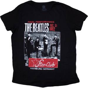 The Beatles Star Club, Hamburg Black L Дамски Риза (BEATTEE135LB03)
