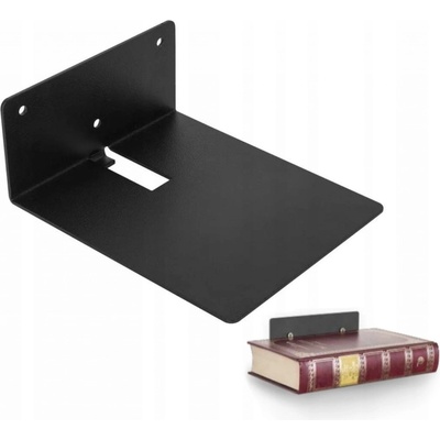 MARK KYRC Neviditelná police na knihy černá 170x80x150x2,0 mm – Zboží Dáma
