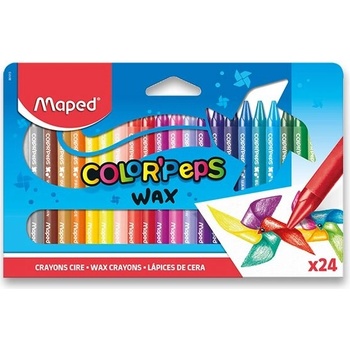 Maped Color'Peps Wax Trojhranné voskovky 24ks