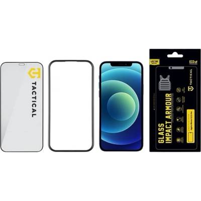 Tactical iPhone 12 Pro / 12 TACTICAL IMPACT ARMOUR GLASS 3D стъкло за защита на екрана, с антибактериално покритие + допълнителна рамка, ПРОЗРАЧНО 57983114104 (57983114104)
