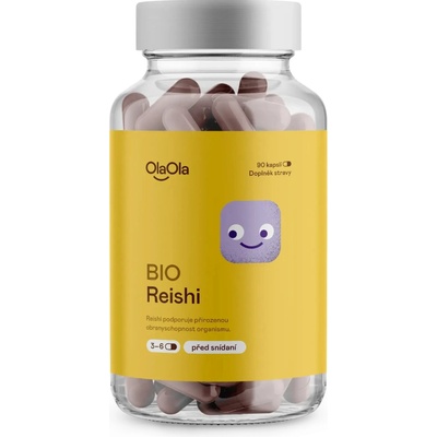 OlaOla BIO Reishi podporující imunitu 90 kapslí