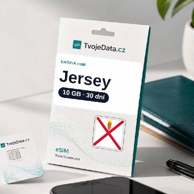 eSIM Jersey 10 GB / 29 dní
