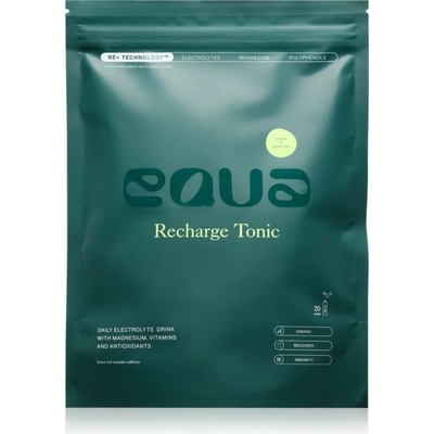 Equa Recharge Tonic rehydratační iontový nápoj k zajištění elektrolytické rovnováhy příchuť Lemon & Green Tea 20 x 4,5 g