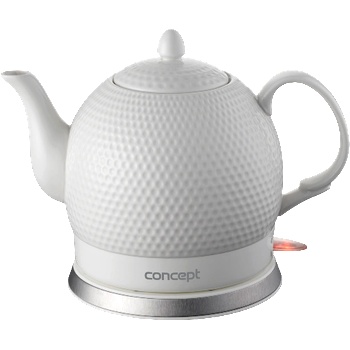 Image 1 of Concept RK0050 Golf 1, 2L Керамичен чайник Бял (RK0050)