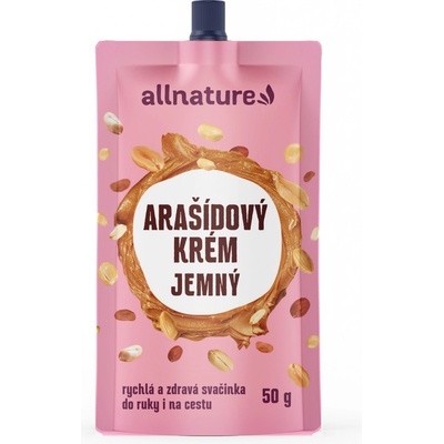 Allnature Arašídový krém jemný 50 g