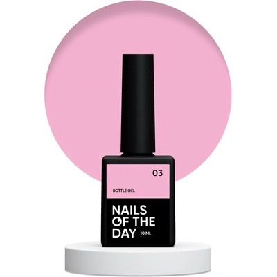 Nailsoftheday hybridní stavební Bottle Gel 03 10 ml