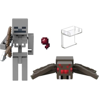 Mattel Minecraft dvojbalení Skeleton a pavouk Jockey