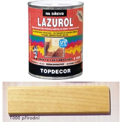 Lazurol Topdecor S1035 4,5 l přírodní