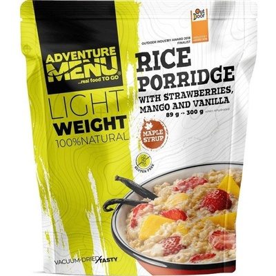 Adventure Menu Rýžová kaše s jahodou mangem a vanilkou 89 g