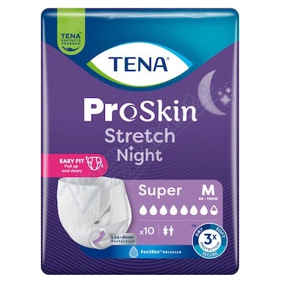TENA Proskin Stretch Night M 10 ks