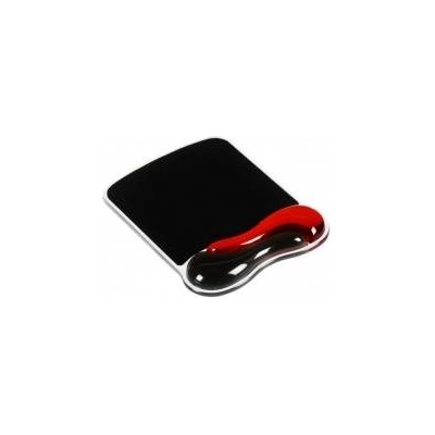 Kensington Duo Gel Mouse Pad Black/Red Duo Gel Mouse Pad Wrist Rest - Red, Black, Red, Monotone, Gel, Wrist rest