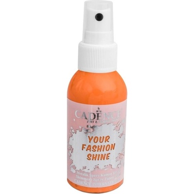 Perleťový sprej na tmavý textil 100 ml oranžová