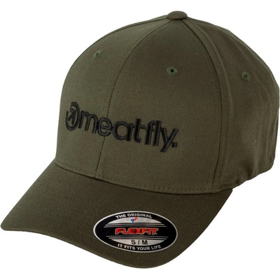 Meatfly Brand Flexfit K Olive