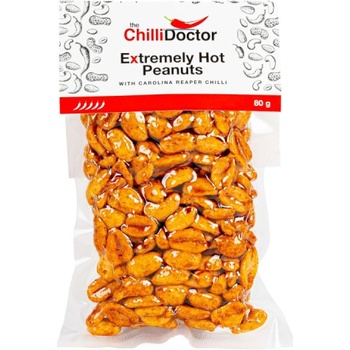 The ChilliDoctor Arašídy Extra pálivé s chilli Carolina Reaper 150 g