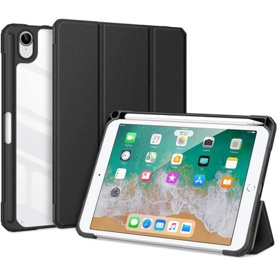 Dux Ducis Toby Tablet Case - хибриден удароустойчив кейс с отделение за Apple Pencil 2 за iPad mini 6 (2021) (черен)