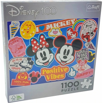 TREFL Mickey a Minnie mouse 1100 dielov