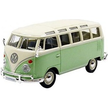 Maisto Volkswagen Van Samba´zeleno/krémová 1:25