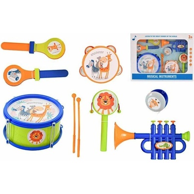 Toys Hudební nástroje s paličkami sada 7 kusů