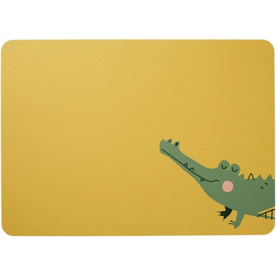 ASA Selection Prostírání Croco crocodile žluté 33x46cm