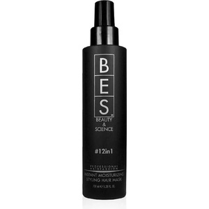 Bes beauty & science Мултифункционален спрей - маска за подхранване и хидратиране на косата 12 в 1 BES 12in1 Instant Moisturizing Styling Hair Mask 150ml