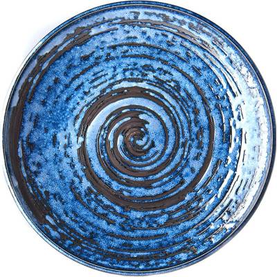 MIJ Plytký tanier Copper Swirl 25 cm