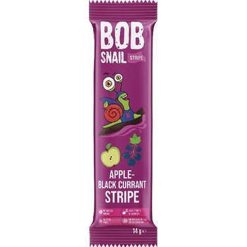 Bob Snail Šnek BOB ovocný plátek jablko černý rybíz 14 g