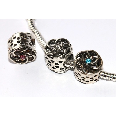 Fashion Jewerly Korálek na náramek Hadí květina Snake Flower 2991
