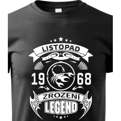 Dětské tričko Zrození legendy ČernáCanvas Dětské tričko Bezvatriko.cz 1