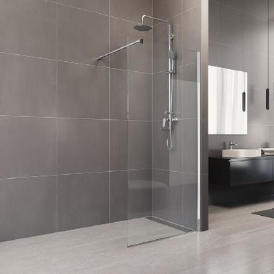 Mereo Novea - Sprchová stena Walk-In 110x200 cm, chróm/číre sklo CK10605H