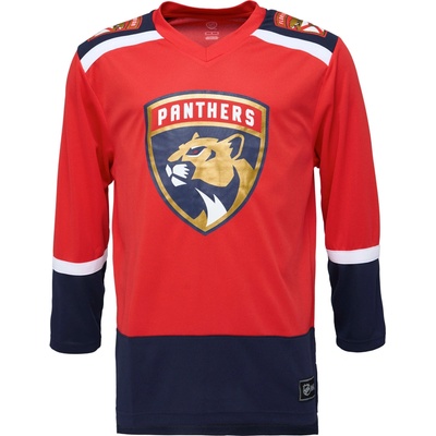 FANATICS FLORIDA PANTHERS HOME VALUE JERSEY červená tmavo modrá biela zlatá