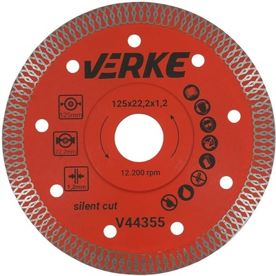 Verke Diamantový kotouč 125 mm V44355