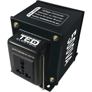 TED Electric волтов конвертор 220V / 110V Up / Down 500VA TED003676 (TED-VOLTAGE-CONV-500VA)