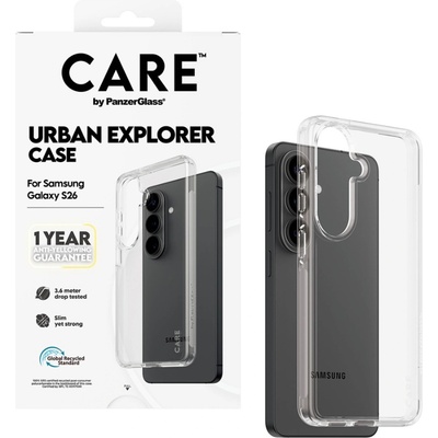 Гръб CARE by PanzerGlass за Samsung Galaxy S26, Urban Explorer Case - Прозрачен