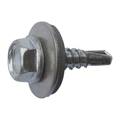 Vrut s vrtací špičkou šestihranná hlava, podložka o16 mm DIN7504K 4.8x50, ocel pozink. (500 ks)