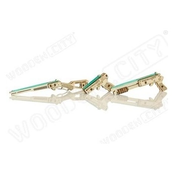 Wooden City 3D puzzle mini sada Widgets: Akční 30 ks