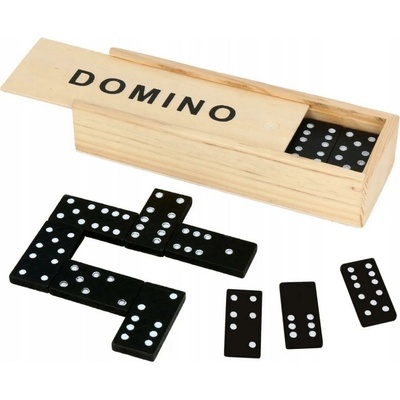 Domino Classic-dřevěná hra 28 dílů