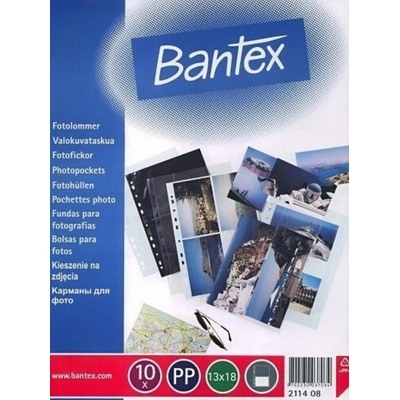 Bantex Závěsný obal Bantex - A4 silný / kapsy na foto 13 x 18 / 10 ks