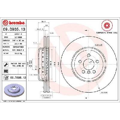 BREMBO 09.D905.13