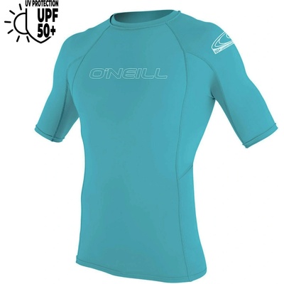 O'Neill Youth Basic Skins S/S Rash Guard light aqua