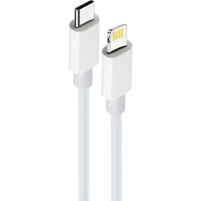 Maxlife Кабел MXUC-05 USB -C Ligthning 1m 20W, бял - Maxlife