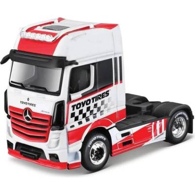 Maisto Custom Rigs-Mercedes-Benz Actros 1851 červeno-biely 1:64