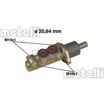 Hlavný brzdový válec METELLI 05-0039