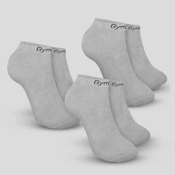 GymBeam Чорапи Ankle Socks 3Pack Grey XL