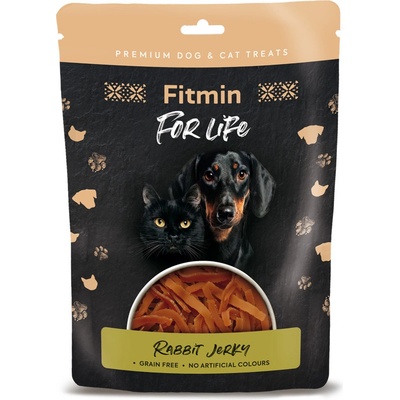 FITMIN For Life Jerky králičia pochúťka pre psov a mačky 70 g