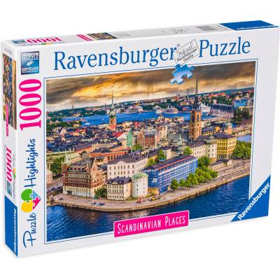 Ravensburger Пъзел Ravensburger от 1000 части - Стокхолм, Швеция (12000114)