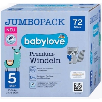 babylove Premium pleny junior Jumbopack 72 ks