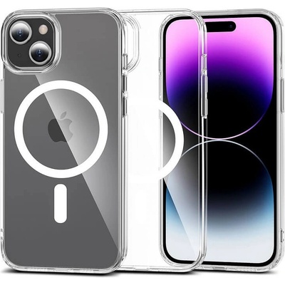 Tech-Protect Magsafe Калъф за iPhone 15, Tech-Protect Hybrid FlexAir Clear Case, Прозрачен (9490713936603)