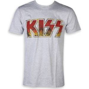 ROCK OFF тениска метална мъжки Kiss - Класическо лого - ROCK OFF - KISSTS01MG
