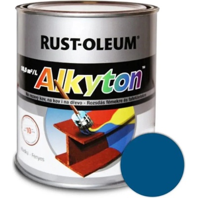 Rust Oleum Alkyton Lesklá R5010 modrá tmavá 750ml