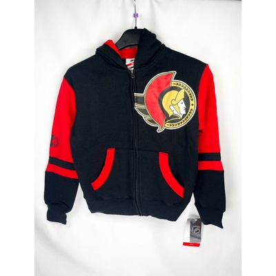 Outerstuff dětská mikina Ottawa Senators Faceoff Colorblocked Fleece Full-Zip